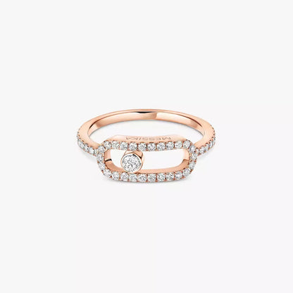 [Blue Tears Jewelry]Move Uno Diamond Ring in Gold