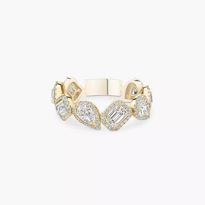 [Blue Tears Jewelry] Diamond Wedding Ring My Twin