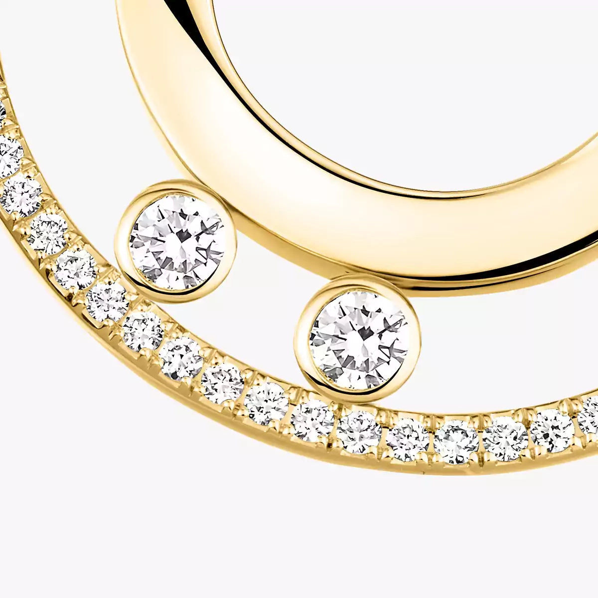 [Blue Tears Jewelry] Move Romane Small Diamond Hoop Earrings