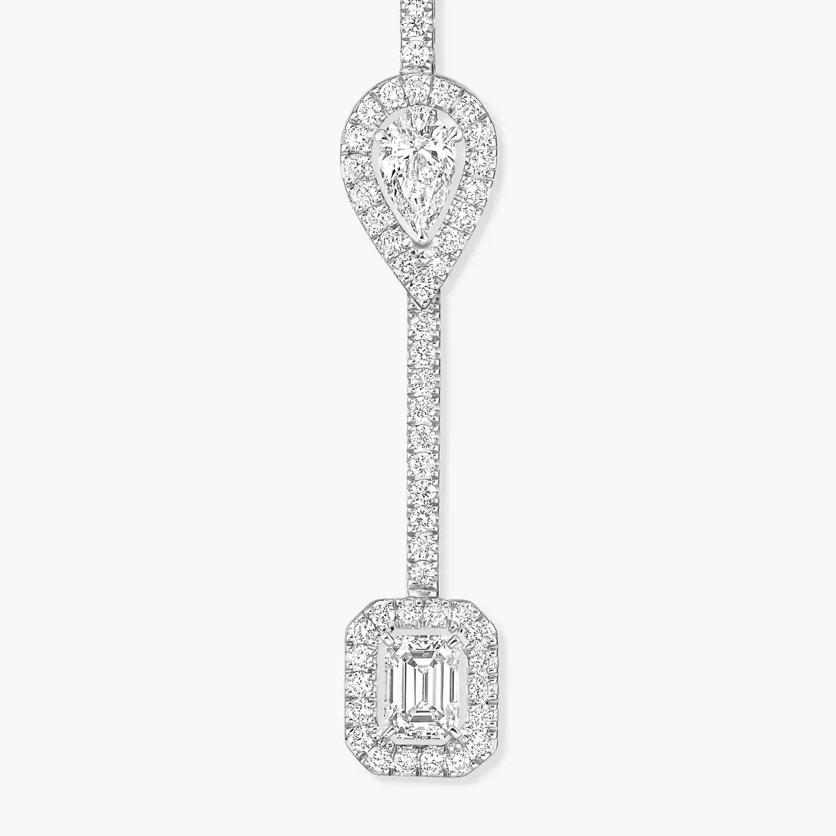 [Blue Tears Jewelry]Diamond Drop Earrings My Twin