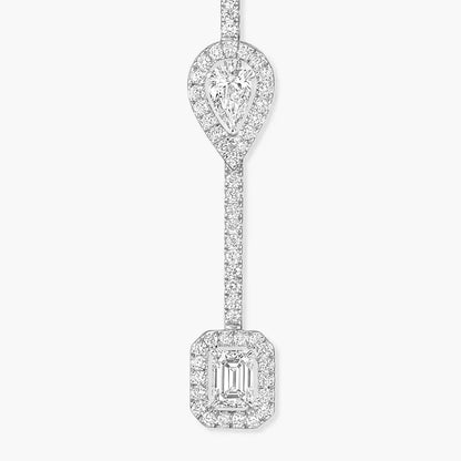 [Blue Tears Jewelry]Diamond Drop Earrings My Twin