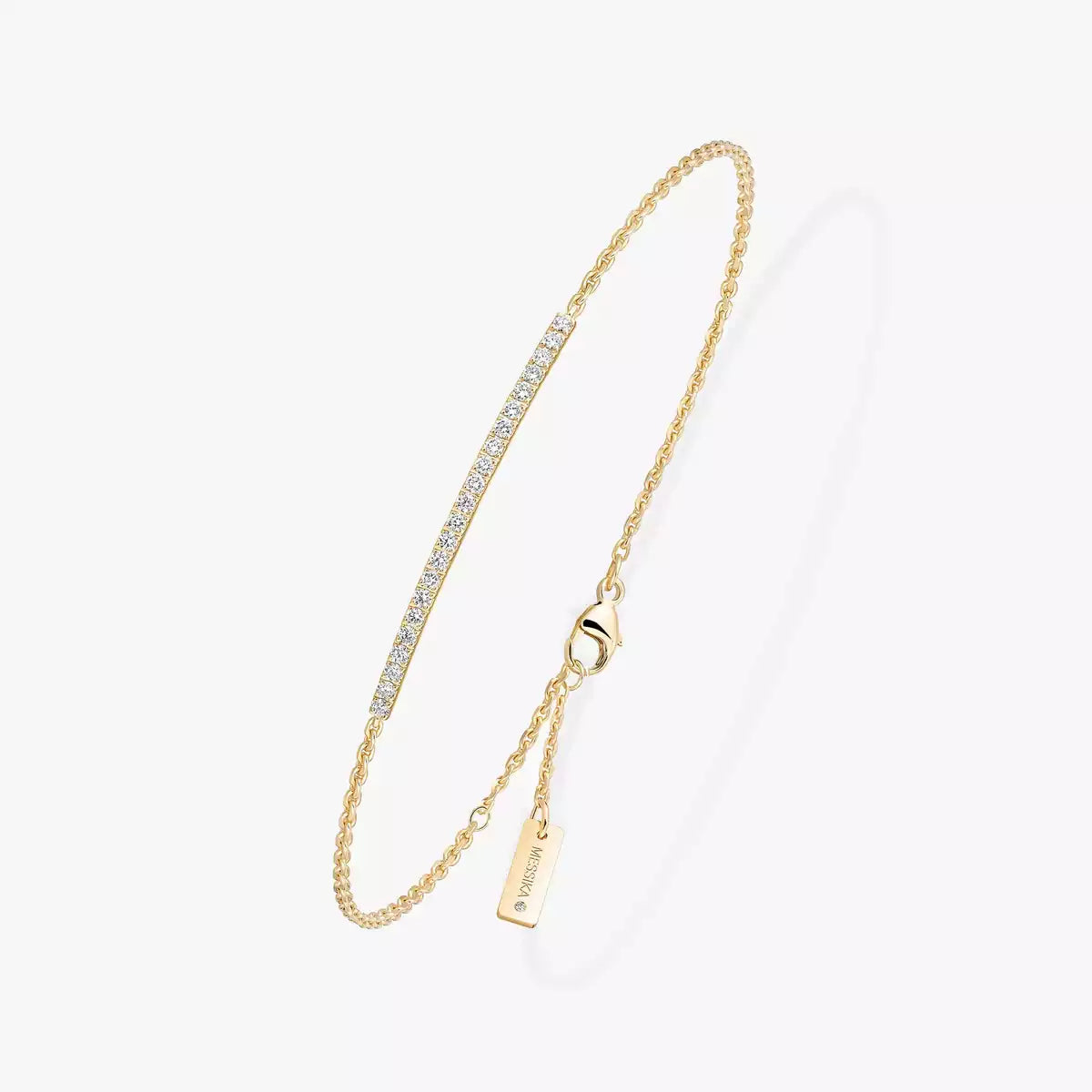 [Blue Tears Jewelry]Diamond Thin Bangle 0.15ct My Twin Toi & Moi