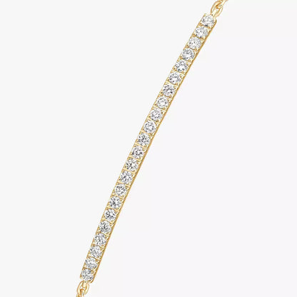 [Blue Tears Jewelry]Diamond Thin Bangle 0.15ct My Twin Toi & Moi