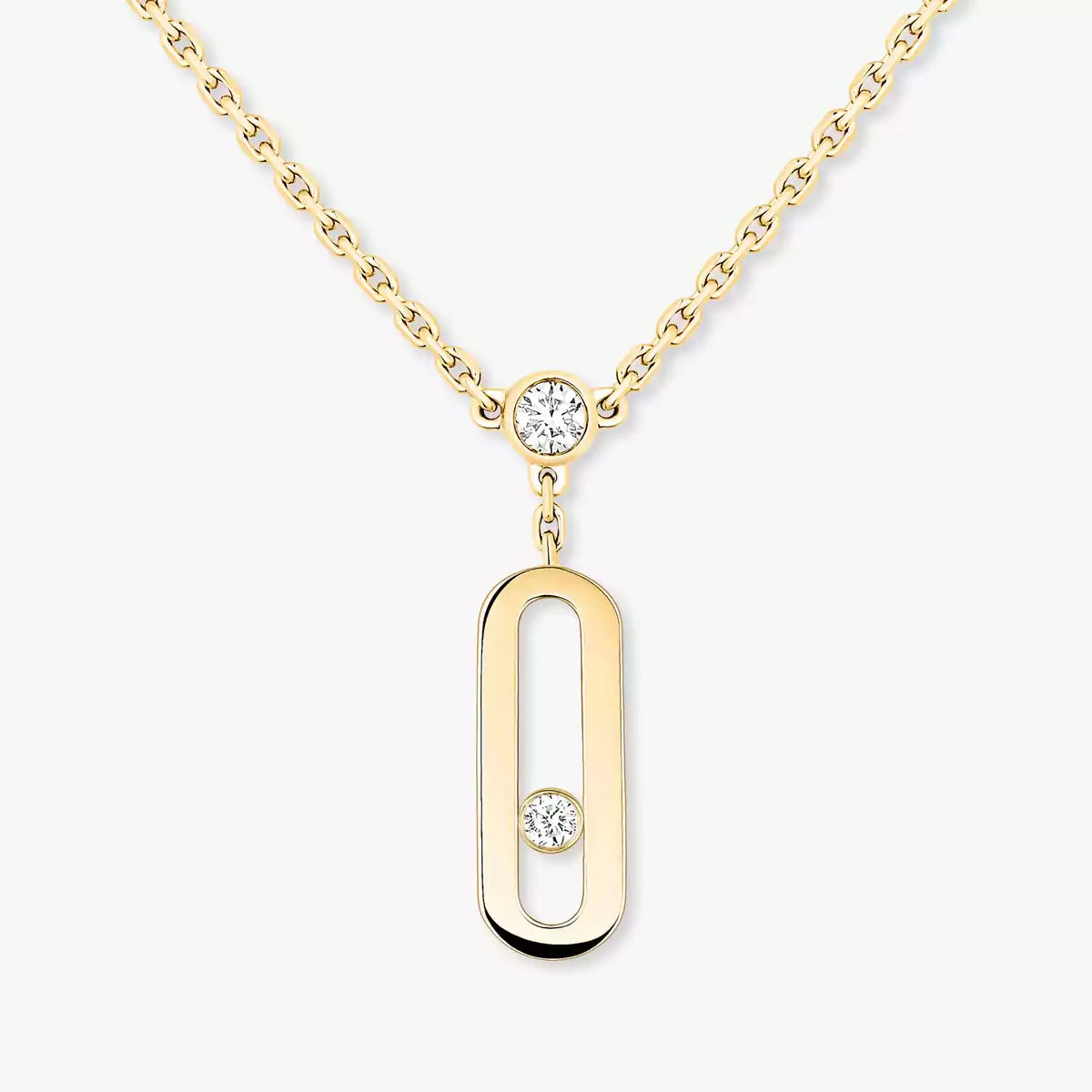 [Blue Tears Jewelry] Move Uno Diamond Necklace