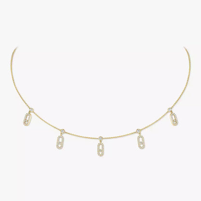 [Blue Tears Jewelry]Move Uno Necklace