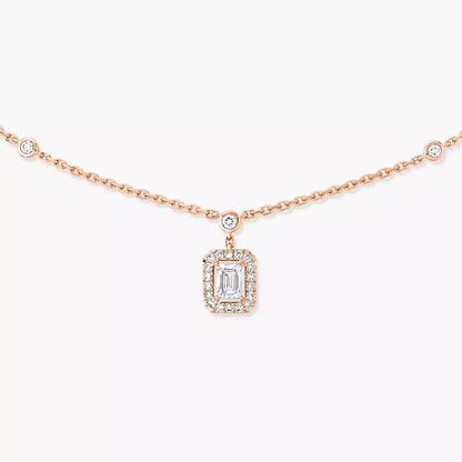 [Blue Tears Jewelry]My Twin Diamond Necklace in Silver