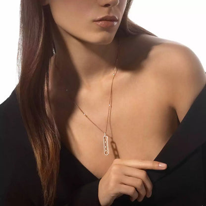 [Blue Tears Jewelry]Diamond Necklace Move 10Th