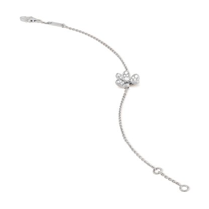 [BLUE TEARS]FRIVOLE SILVER FLOWER DIAMOND BRACELET