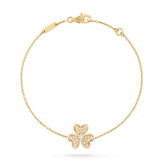 [BLUE TEARS]FRIVOLE GOLD FLOWER DIAMOND BRACELET