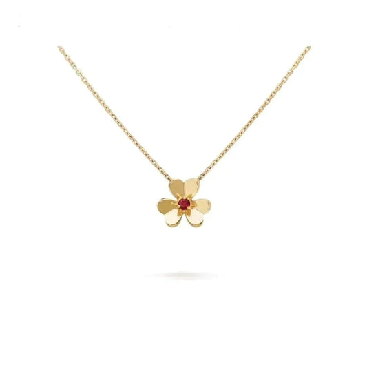[BLUE TEARS]FRIVOLE GOLD FLOWER NECKLACE