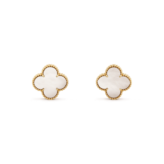 [BLUE TEARS]CLOVER MINI GOLD EARRINGS