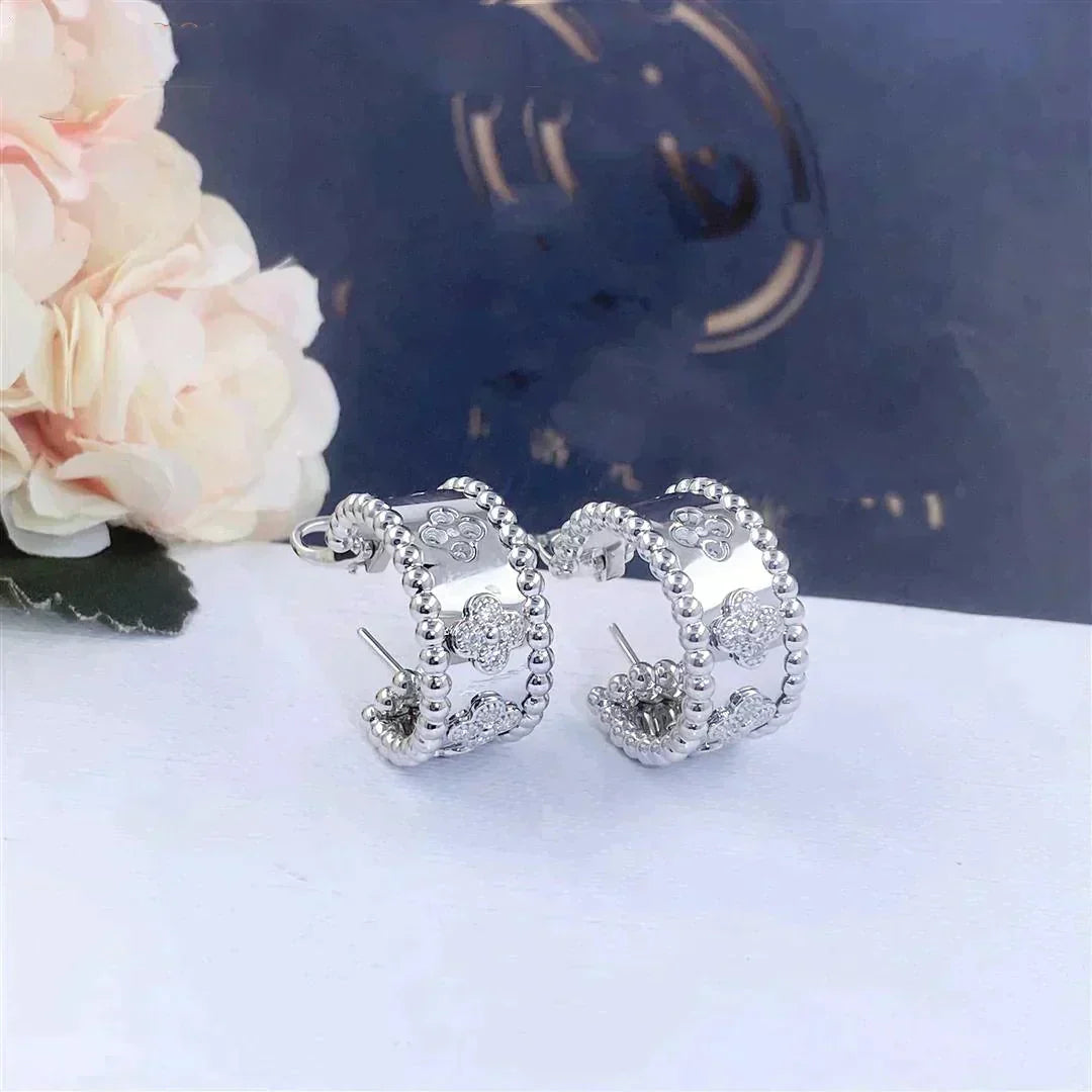 [BLUE TEARS]PERLEE DIAMOND EARRINGS