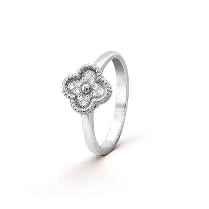 [BLUE TEARS]CLOVER DIAMOND RING
