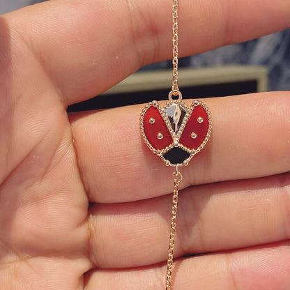 [BLUE TEARS]LUCKY SPRING 1 MOTIF PINK GOLD BRACELET